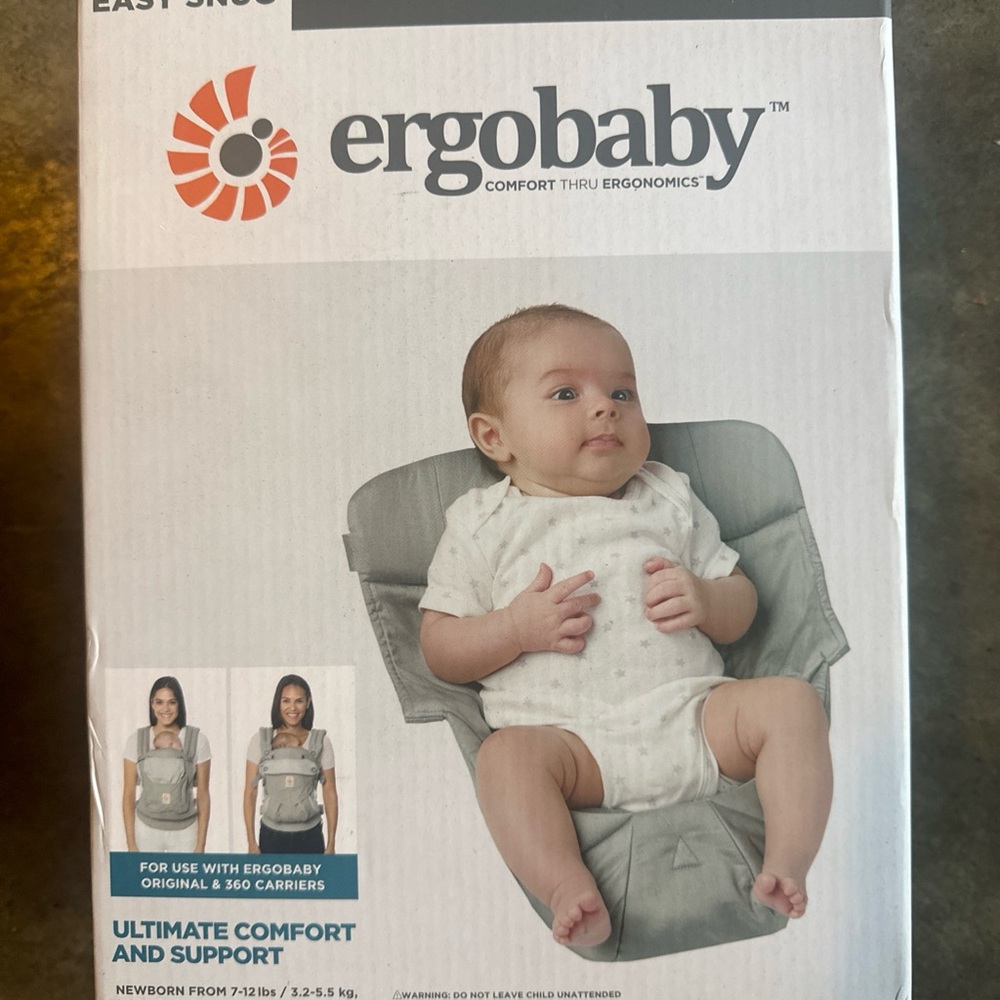 Ergobaby Infant Insert in Gray